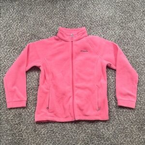 Columbia Vibrant Pink Full-Zip Fleece